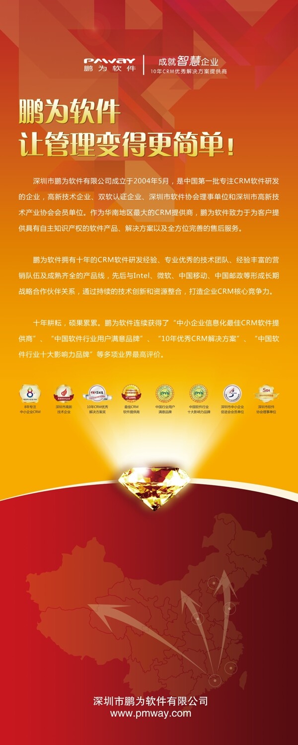 鵬為軟件易拉寶展架圖片