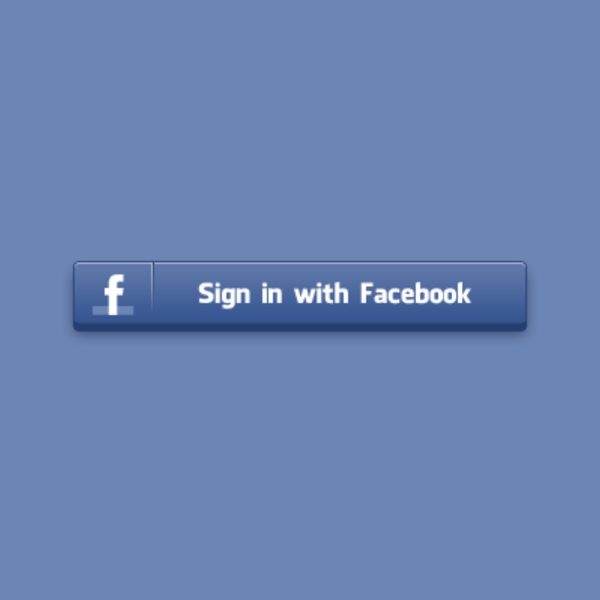 facebook按鈕psd分層素材