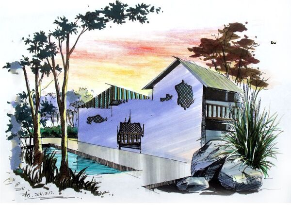 別墅外景裝修效果圖