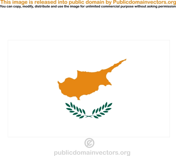 塞浦路斯矢量标志