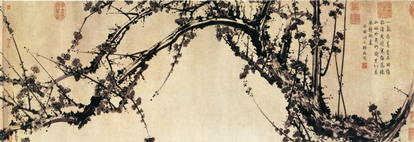梅花墨畫