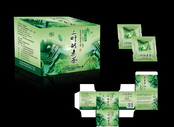 三葉茶圖片