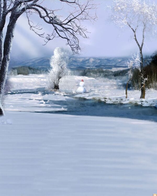 唯美雪景圖片