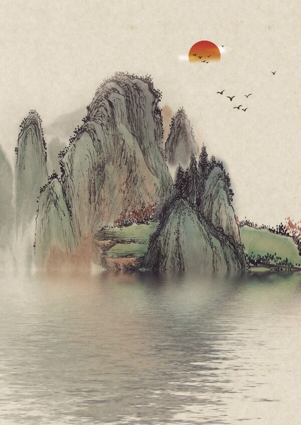 中國(guó)風(fēng)背景