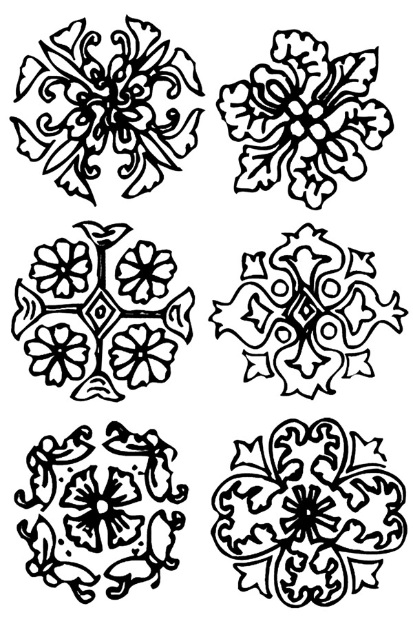 矢量中國傳統(tǒng)紋樣素材設(shè)計(jì)