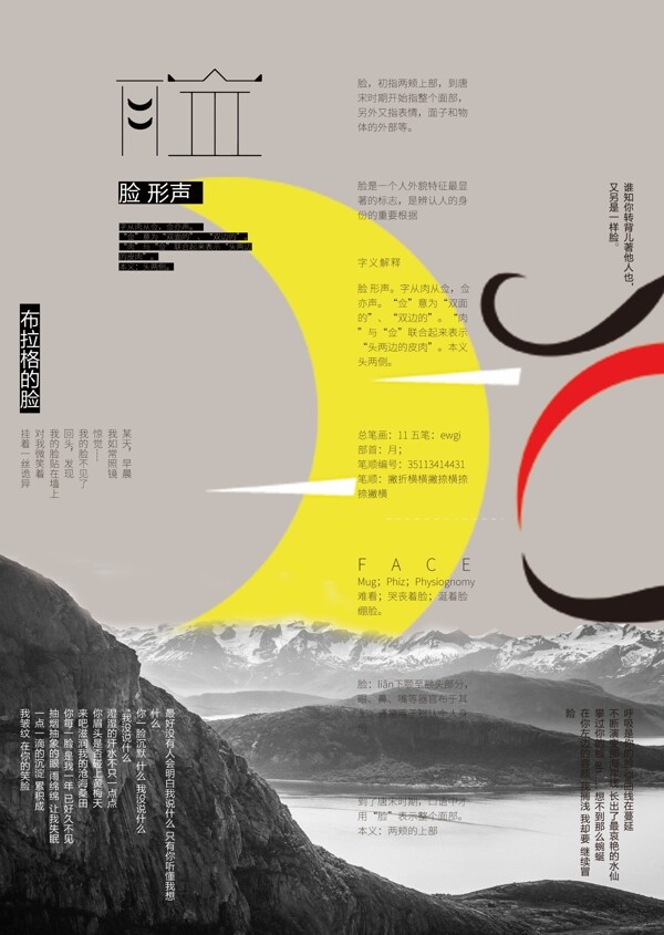 臉的形式
