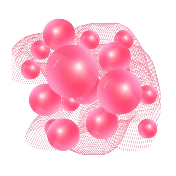 粉色海洋球