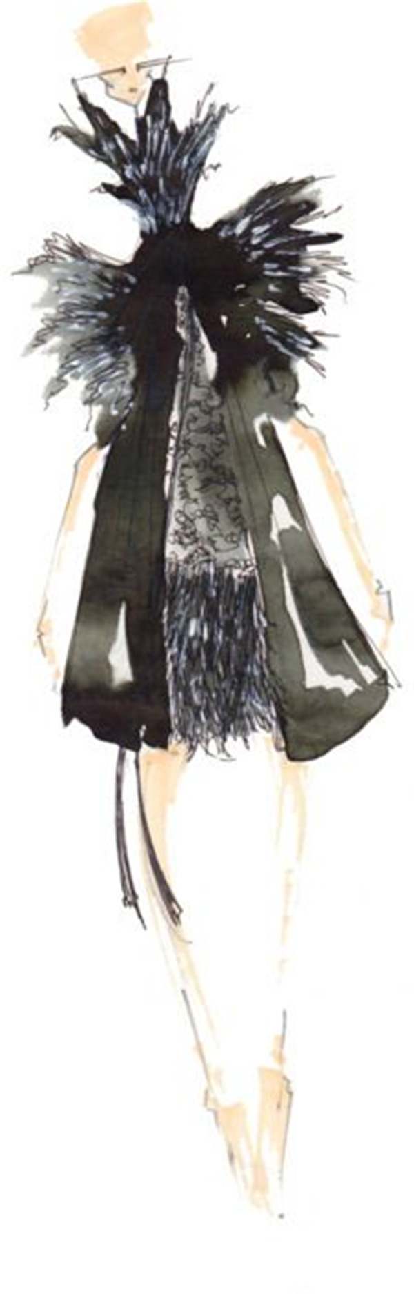 服裝設(shè)計(jì)手繪效果圖
