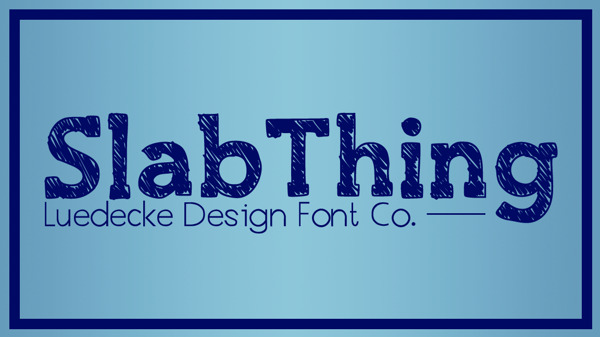 slabthing字體