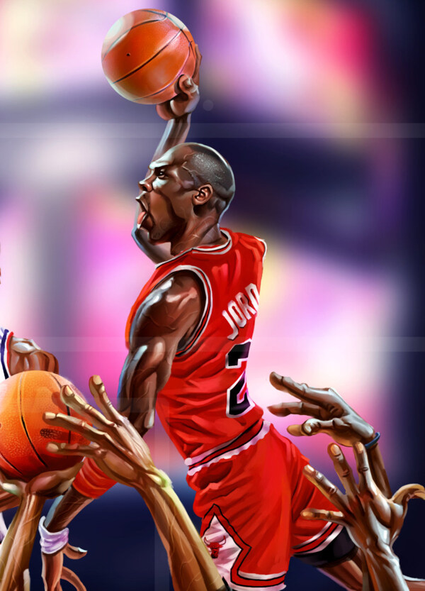 位圖人物球形NBA喬丹免費素材