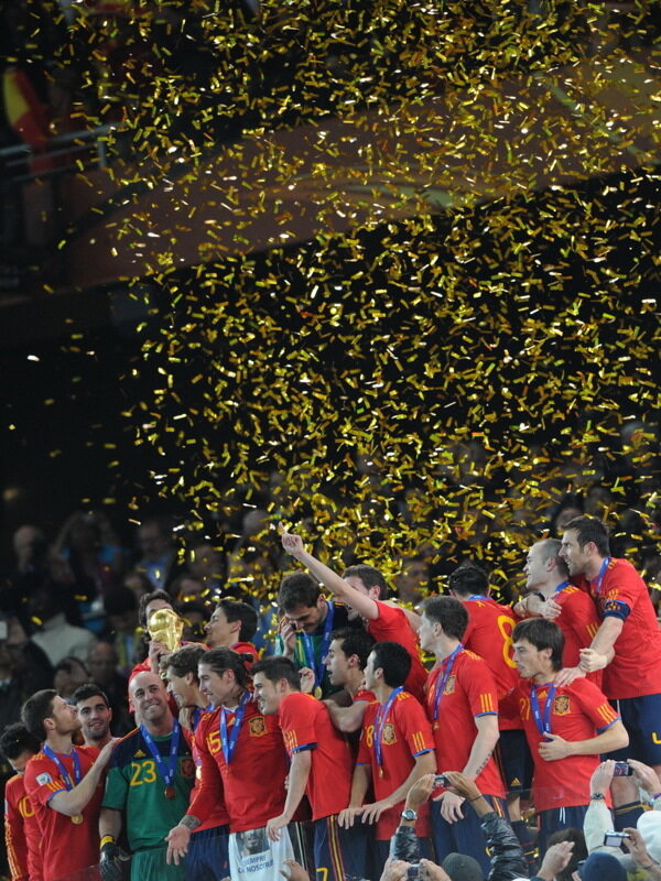 2010世界杯冠军西班牙图片