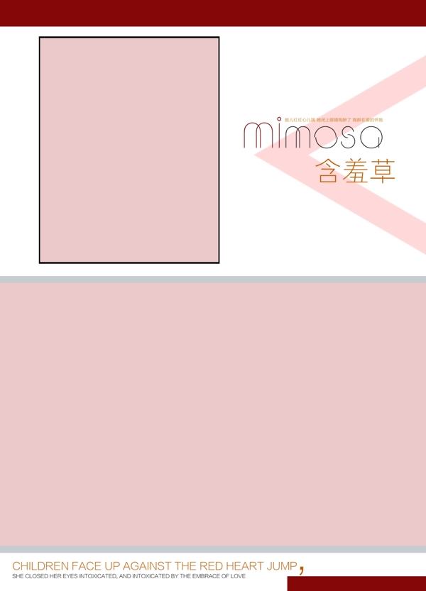 含羞草婚紗模板
