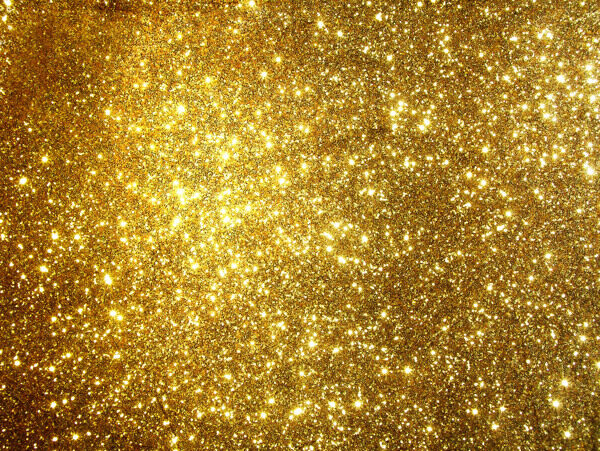 金色璀璨星星亮光机理高清图片