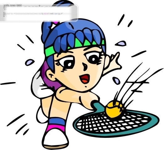 網(wǎng)球比賽矢量圖14