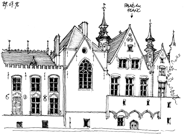 欧式建筑城堡效果图