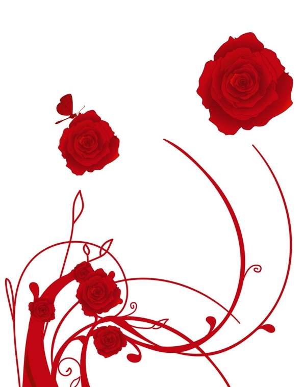 花朵移門圖片
