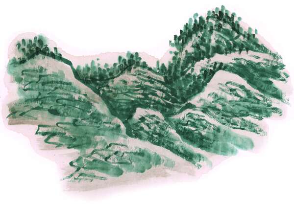 水墨山水畫圖片