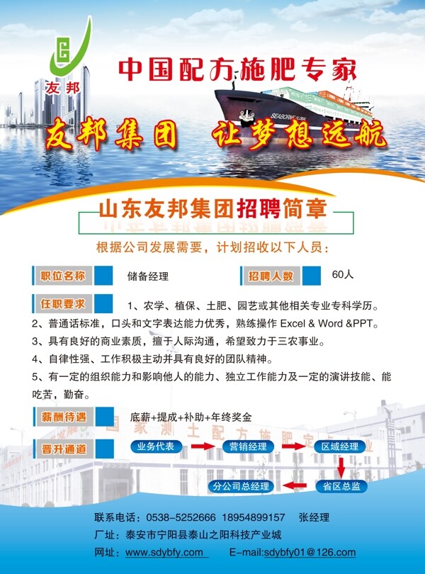 招聘招聘簡章友邦肥業(yè)友邦