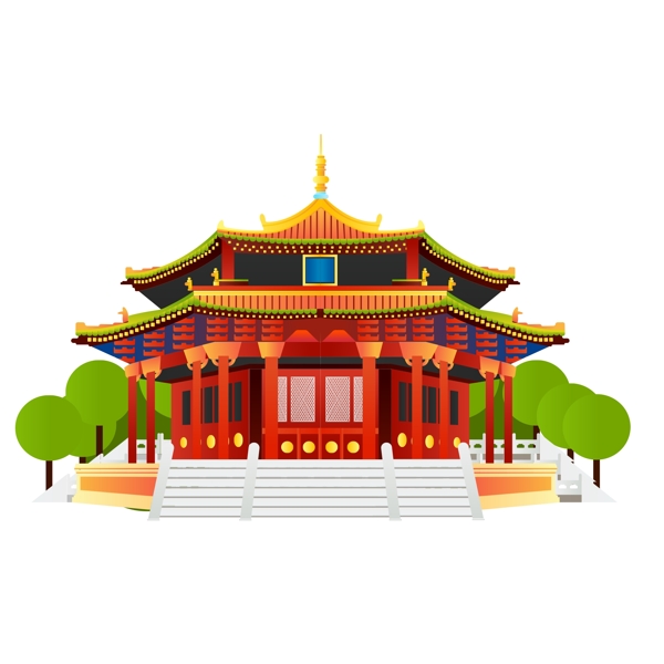 传统故宫旅游元素设计