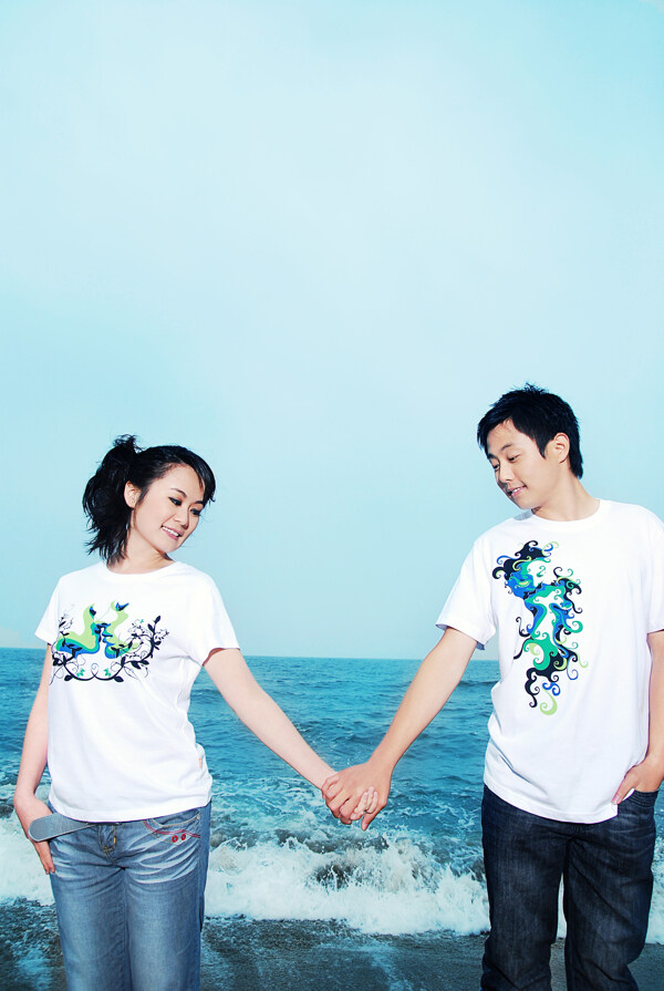 海邊婚紗樣片圖片