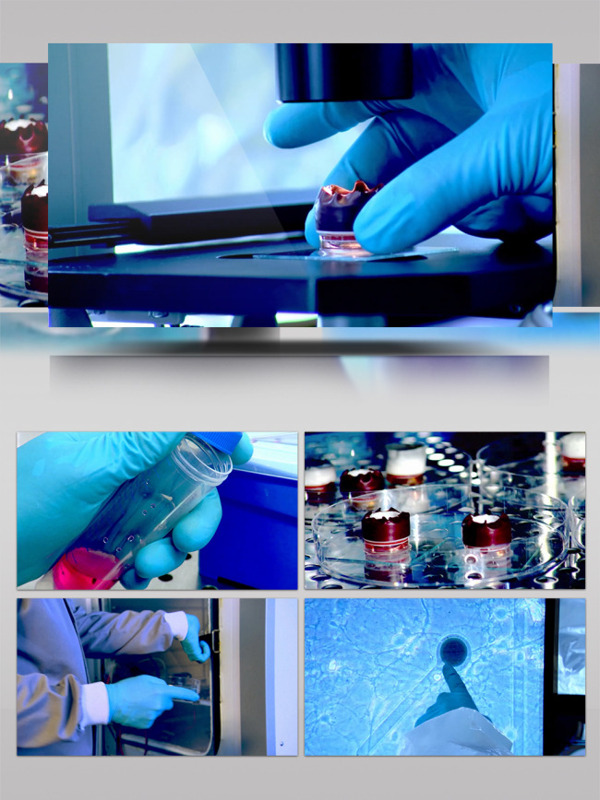 医疗科技实验宣传实拍视频素材