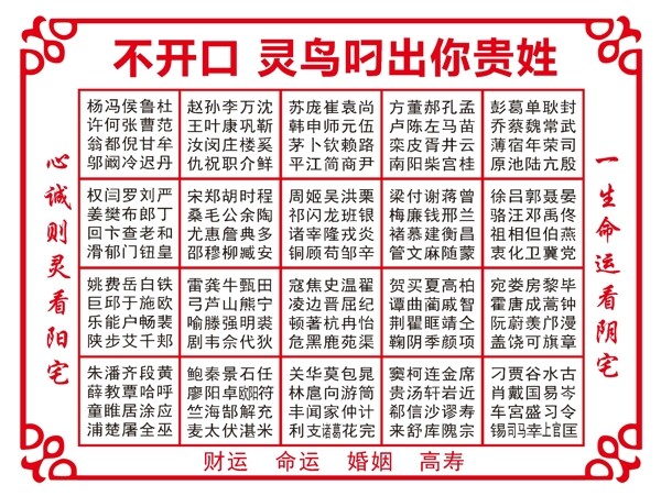 百家姓
