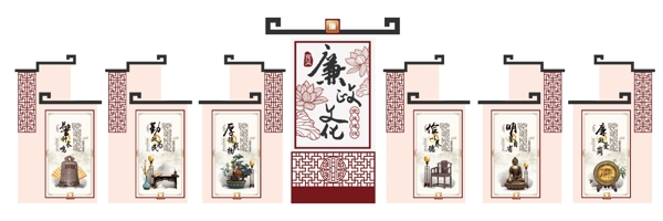 黨建文化墻微立體廉政文化黨建宣傳文化墻