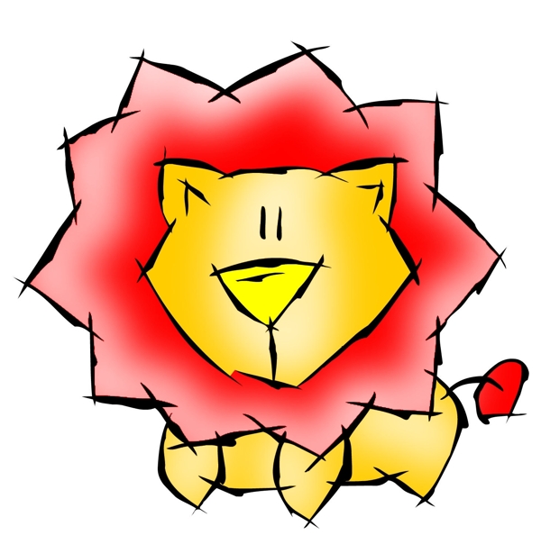 獅子座星座插圖0145