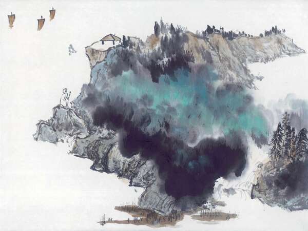 水墨山水畫(huà)圖片