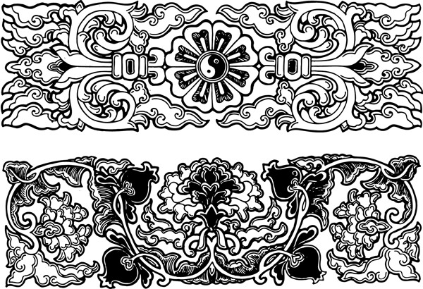 中國風(fēng)實(shí)用花紋