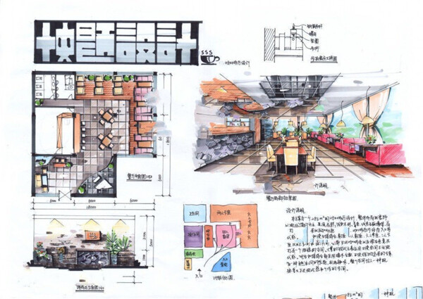 餐廳平面圖