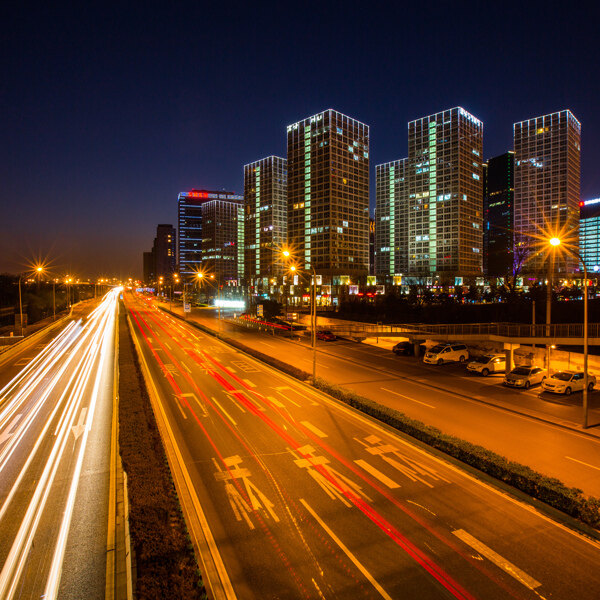 城市夜景圖片