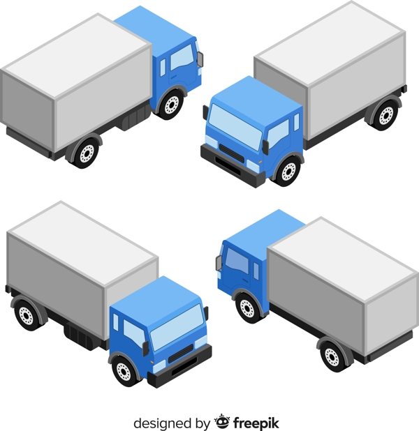立体卡车设计图片