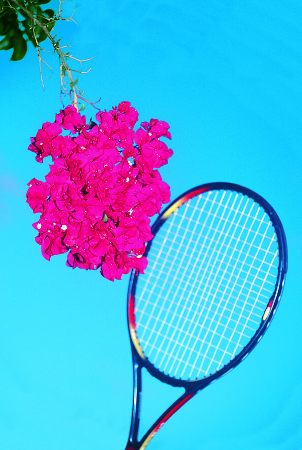 网球选手比赛竞赛激烈球拍场地羽毛球矫健熟练球员体育运动健康广告素材大辞典