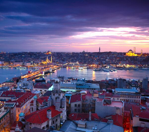 伊斯坦布尔夜景图片