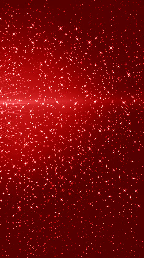 梦幻红色星光点H5背景素材