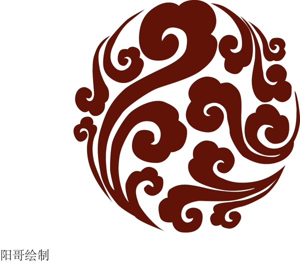 圓形云紋圖片