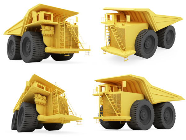 矿车模型图片