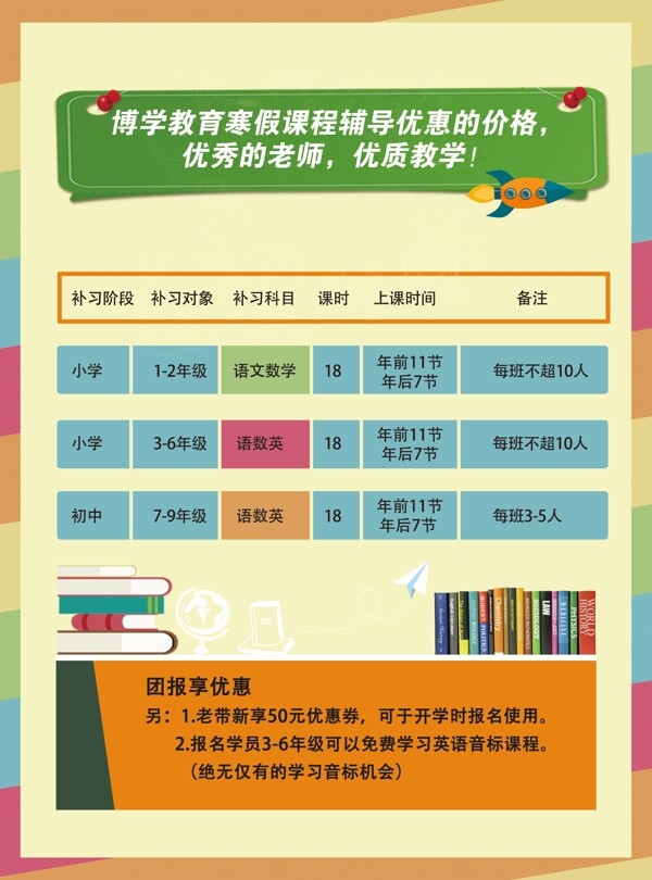 招生單頁