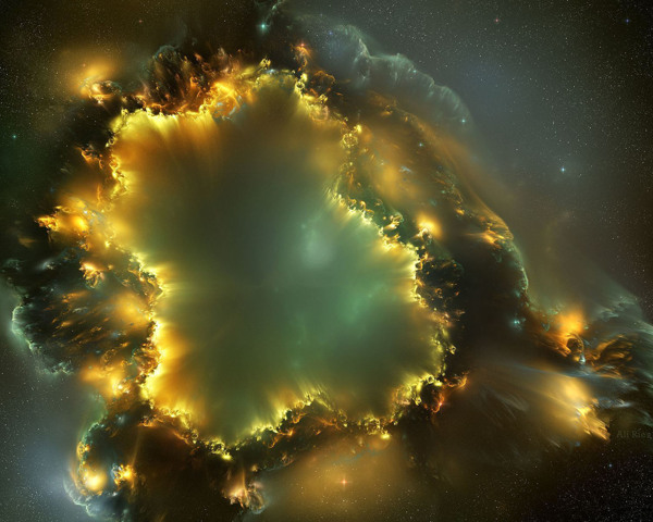 爆炸炫酷星空創(chuàng)意背景