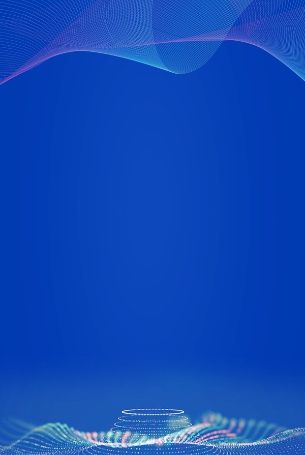 藍(lán)色簡(jiǎn)約線條商務(wù)科技廣告背景