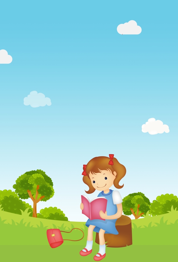世界国际儿童读书日平面素材