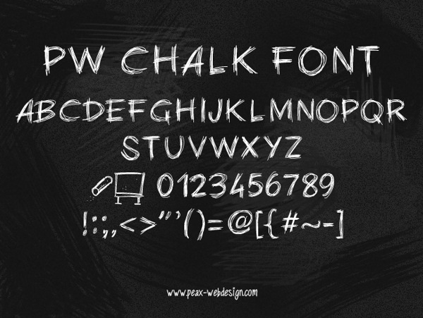 pwchalk字體