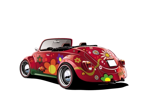 精美小車矢量圖下載
