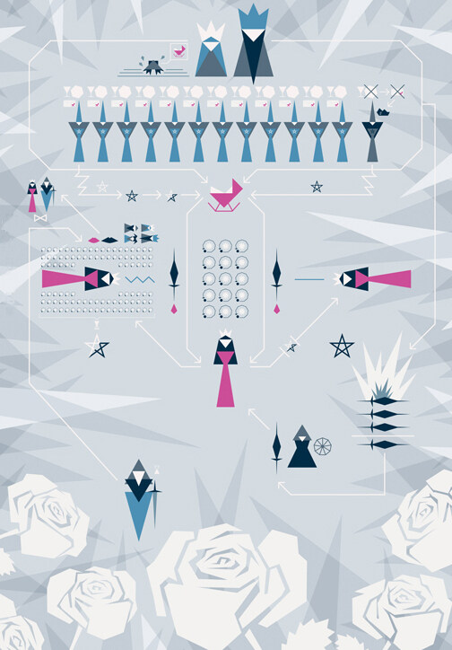位图插画2014格雷戈尔国际日历奖金奖作品欣赏花纹几何免费素材