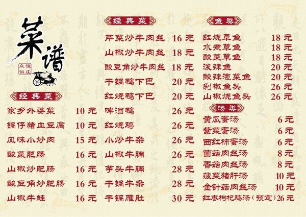 菜單圖片
