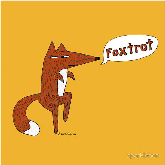 位图动物狐狸文字英文免费素材