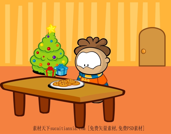 可愛卡通背景矢量圖下載