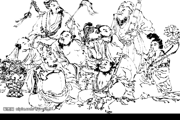 古典邊框圖案圖片