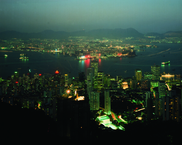 香港香港夜景城市夜景图片